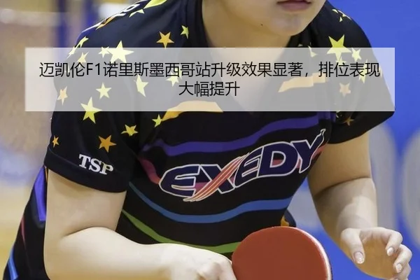 迈凯伦F1诺里斯墨西哥站升级效果显著，排位表现大幅提升