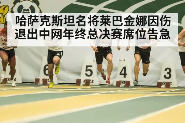 哈萨克斯坦名将莱巴金娜因伤退出中网年终总决赛席位告急